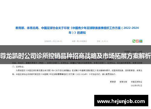 尊龙凯时公司诊所控销品种招商战略及市场拓展方案解析